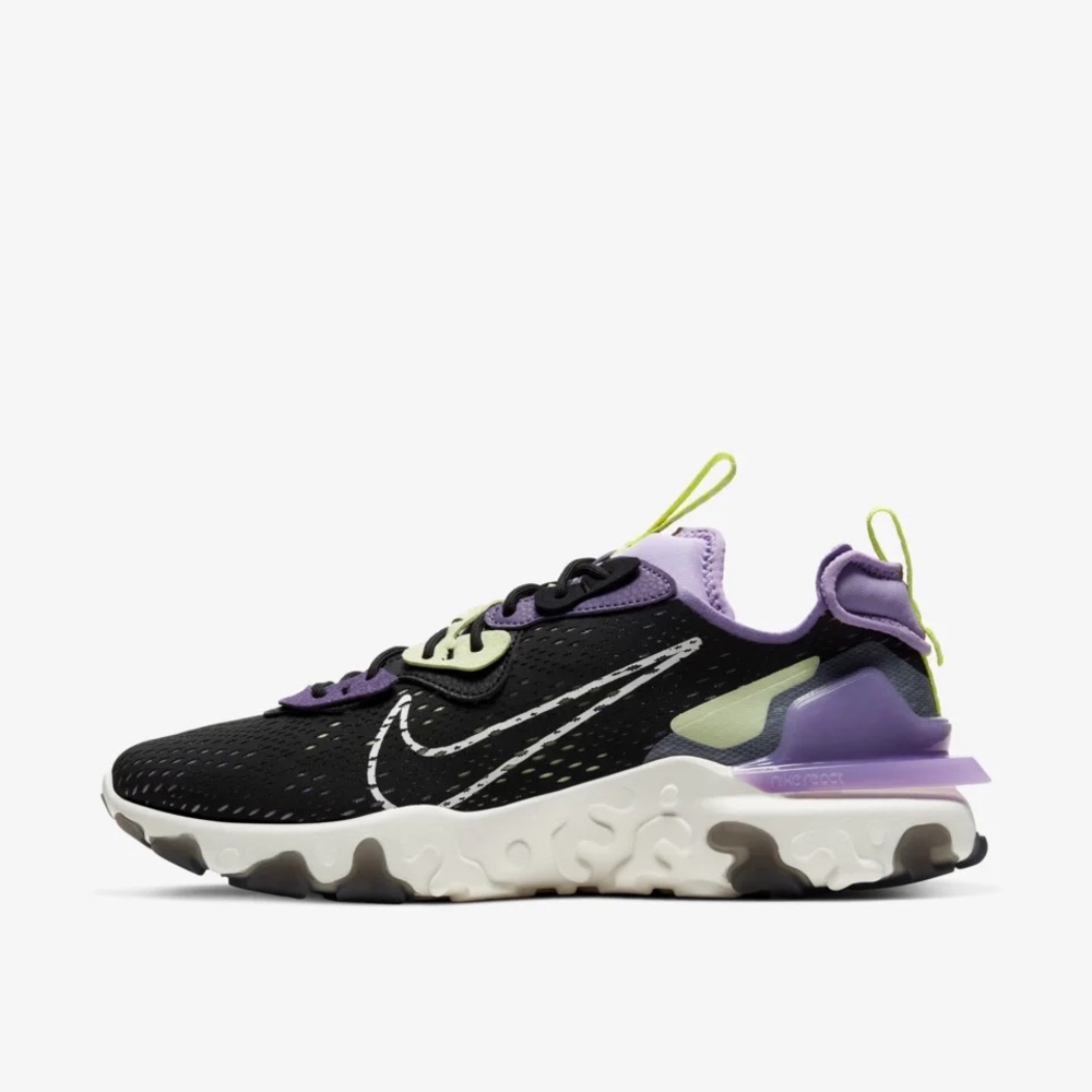 Brand new Nike react vision purple and black